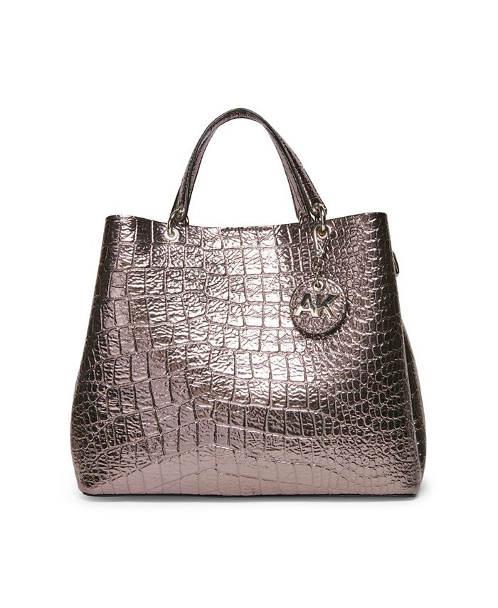 Anne klein croco discount tote