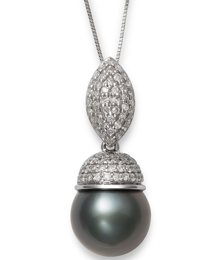 Macy s tahitian pearl clearance necklace