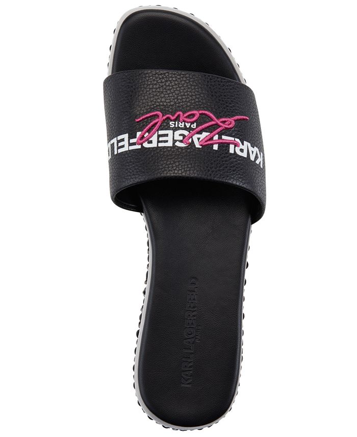 karl lagerfeld slide sandals