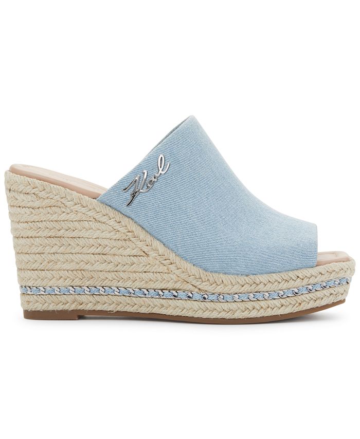 Karl Lagerfeld Paris Women's Corissa Wedge Sandals & Reviews Sandals