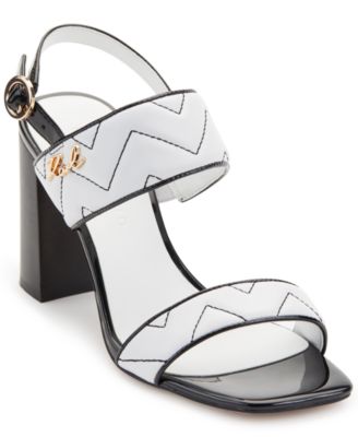 karl lagerfeld block heel shoes
