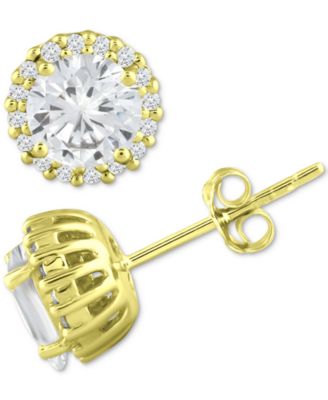 Pav&eacute; Cubic Zirconia Stud Earrings (1-3/4 ct. t.w.) in Sterling Silver