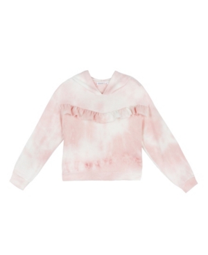 Big Girls Long Sleeve Tie Dye Pullover Hoodie Top