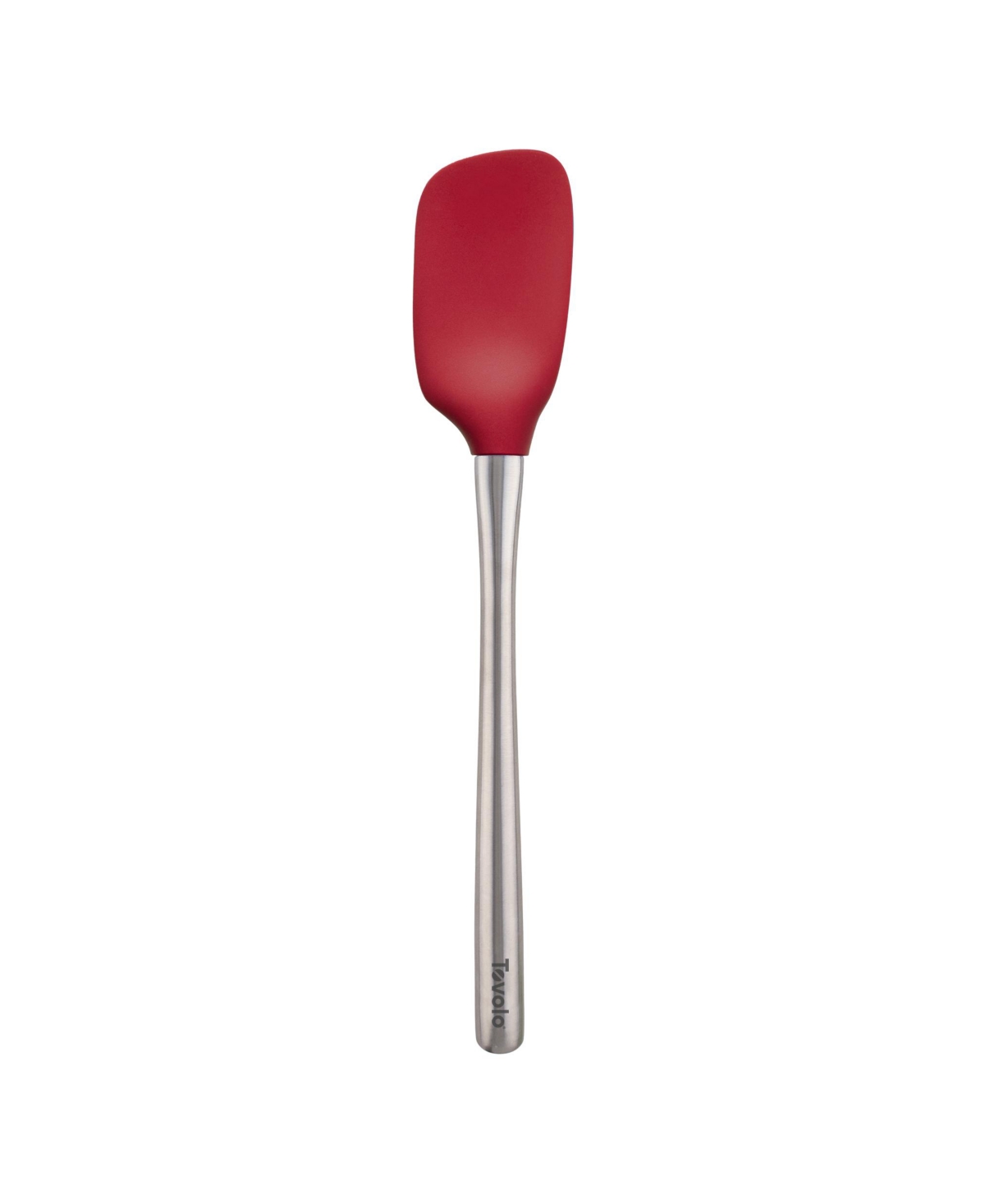 Tovolo Flex-Core Stainless Steel Handled Spoonula, Silicone Spoon Spatula Head