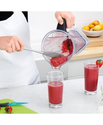 Flex-Core Long-Handled Silicone Jar Scraper Spatula