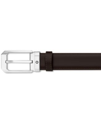 Men's Pin-Buckle Leather Belt