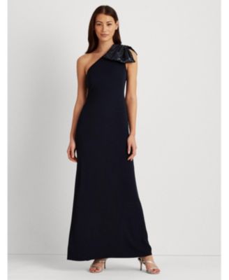 macy's one shoulder dress