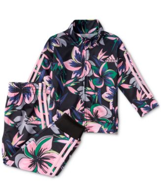 adidas - Baby Girls 2-Pc. Printed Track Suit