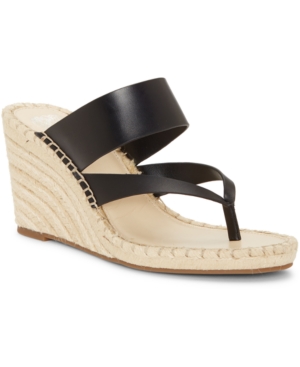 Vince Camuto Women's Lavanda Thong Wedge Sandals Women's Shoes