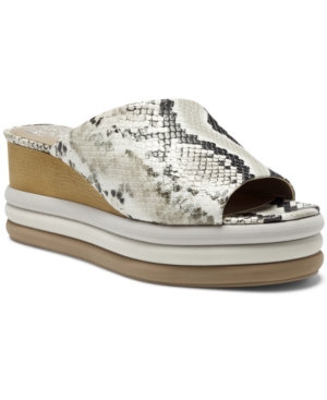 Vince Camuto Women's Pendrea Stacked Wedge Sandals Women's Shoes