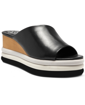 Vince Camuto Women's Pendrea Stacked Wedge Sandals Women's Shoes