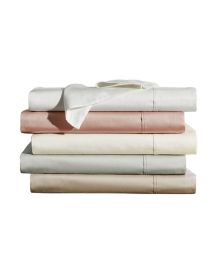 Brielle Clipped Jacquard Hem Sheet Set NEW 