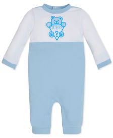 Baby Boys & Girls Colorblocked Logo Cotton Coverall 