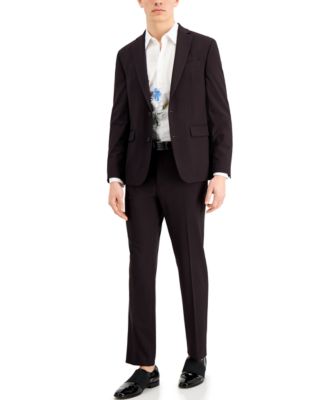 Inc International Concepts Mens Suit Separates Created For Macys In Pure Burgundy