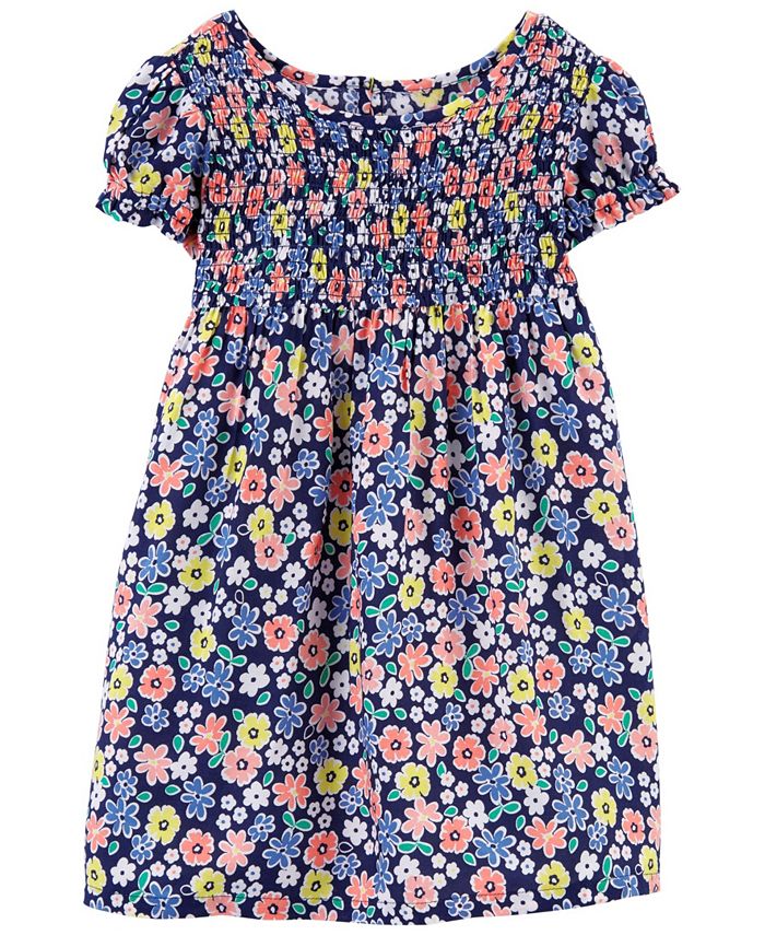 Carter's Toddler Girls Floral Poplin Dress Macy's