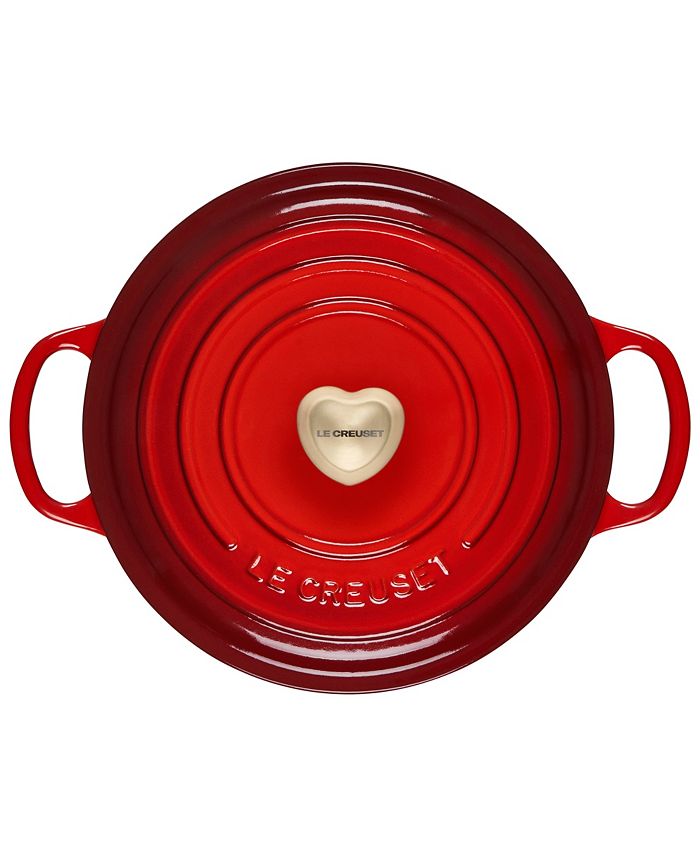 Le Creuset Cast Iron 1.25 Quart Heart Shaped Dutch Oven - Macy's