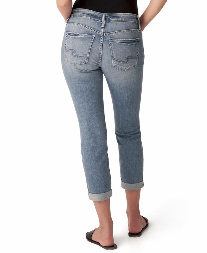 Silver Jeans Co. Ripped SlimLeg Boyfriend Jeans Macy's