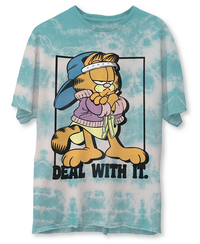 Junk Food Men's Garfield Short Sleeve Tee Shirt - Macy's