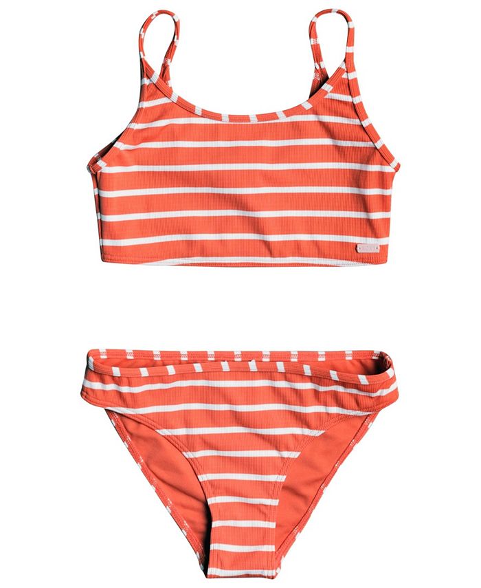 Roxy Big Girls Kinda Savage 2 Piece Swimsuit & Reviews - Swimwear ...