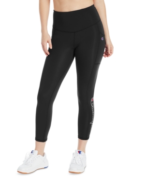 Champion Women's Double Dry High-Waist 7/8 Length Leggings