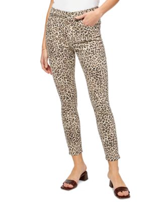 JEN7 - Leopard-Print Skinny Jeans