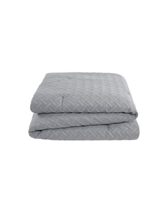 VCNY Home Nina Embossed Comforter Set, Full/Queen