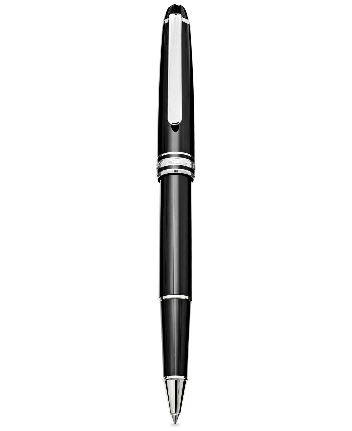 Montblanc Black Meisterstuck Platinum Line Classique Ballpoint Pen 2866 In No Color