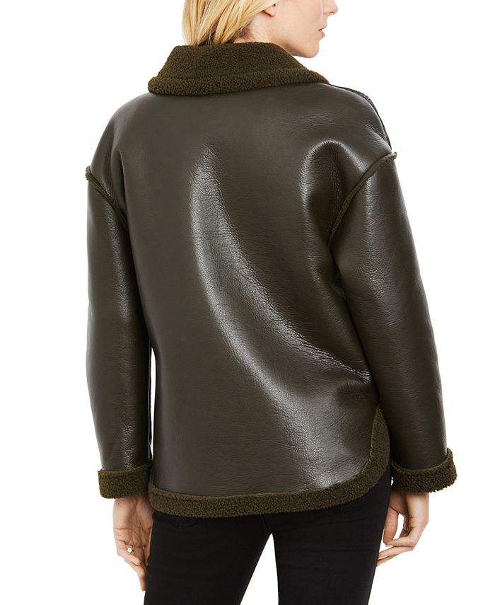 BB Dakota Maternity FauxShearling Bomber Jacket Macy's