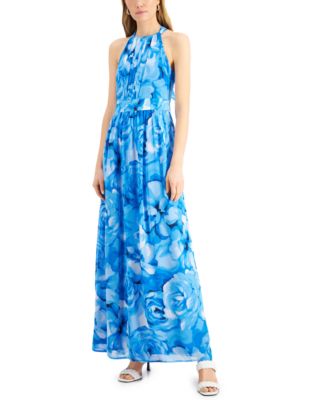 INC International Concepts INC Printed Halter Maxi Dress, Created for ...
