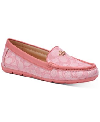 pink coach loafers