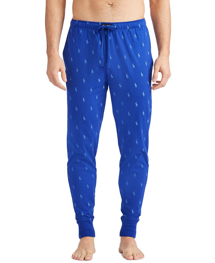 Polo Ralph Lauren Men's Knit Allover Pony-Print Jogger Pajama Pants ...