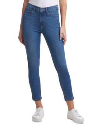 High-Rise Ankle Jeans