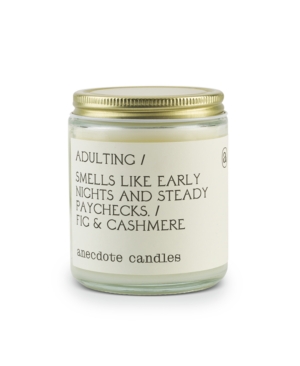 Anecdote Candles Adulting Candle