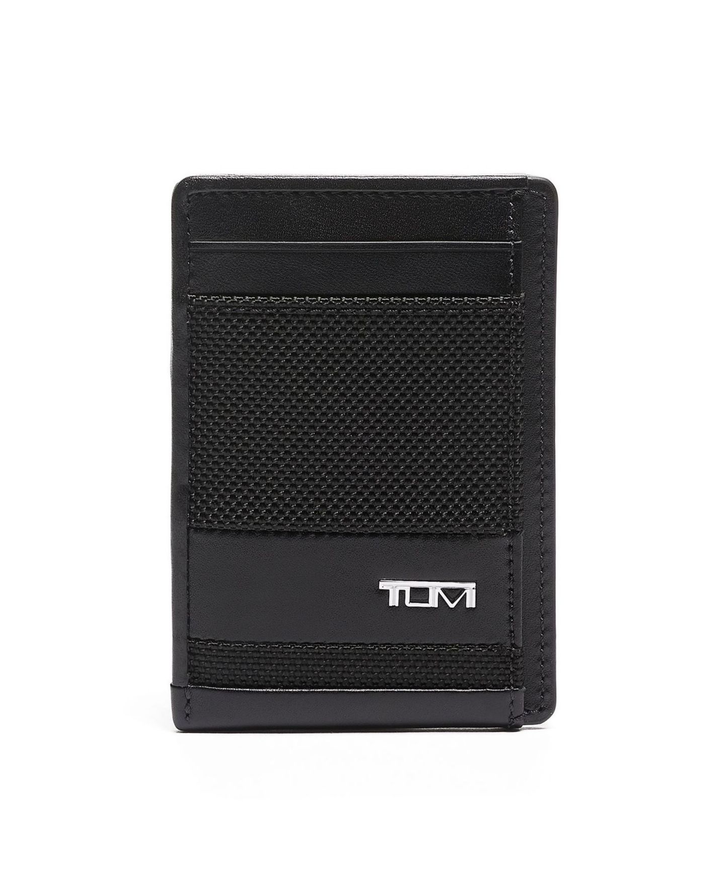 Мужской кошелёк Tumi Alpha SLG Money Clip Card Case, цвет: Чёрный — фото 1