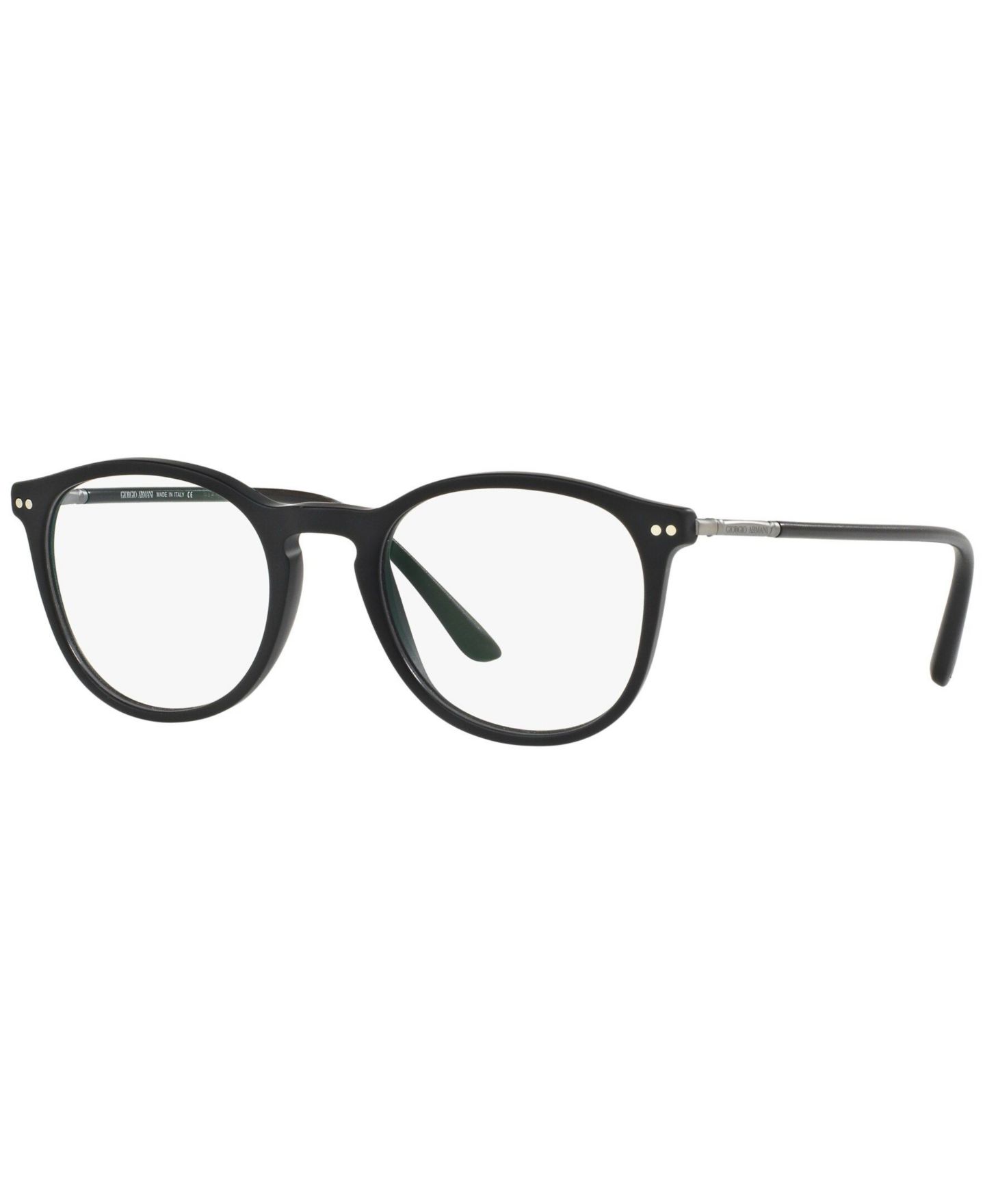 Мужские очки Giorgio Armani Man Panthos Plastic AR7125 Eyeglasses, цвет: Чёрный — фото 1