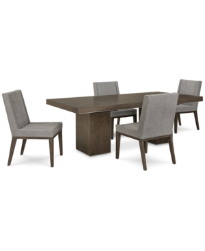 Furniture Lille 5pc Dining Set (rectangular Table & 4 Side Chairs)