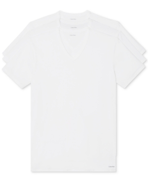 Calvin Klein Men's 3-Pack Cotton Stretch V-Neck T-Shirts