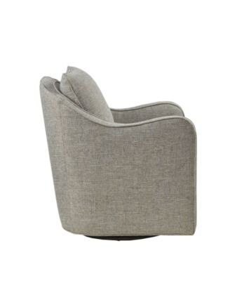 madison park brianne wide seat swivel arm chair