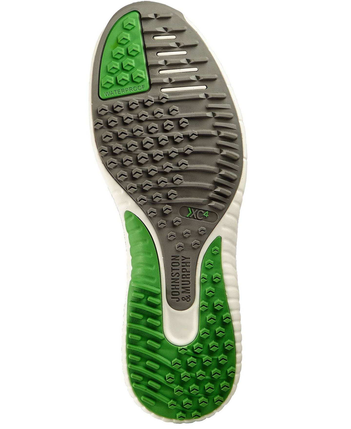 Мужские кроссовки Johnston & Murphy XC4 Water-resistant H2 Sport Hybrid Knit Golf Shoes, цвет: Серый — фото 5