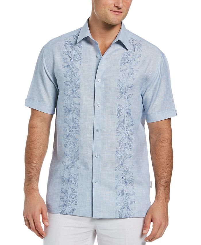 Cubavera Men's Tropical Panel Shirt - Macy's