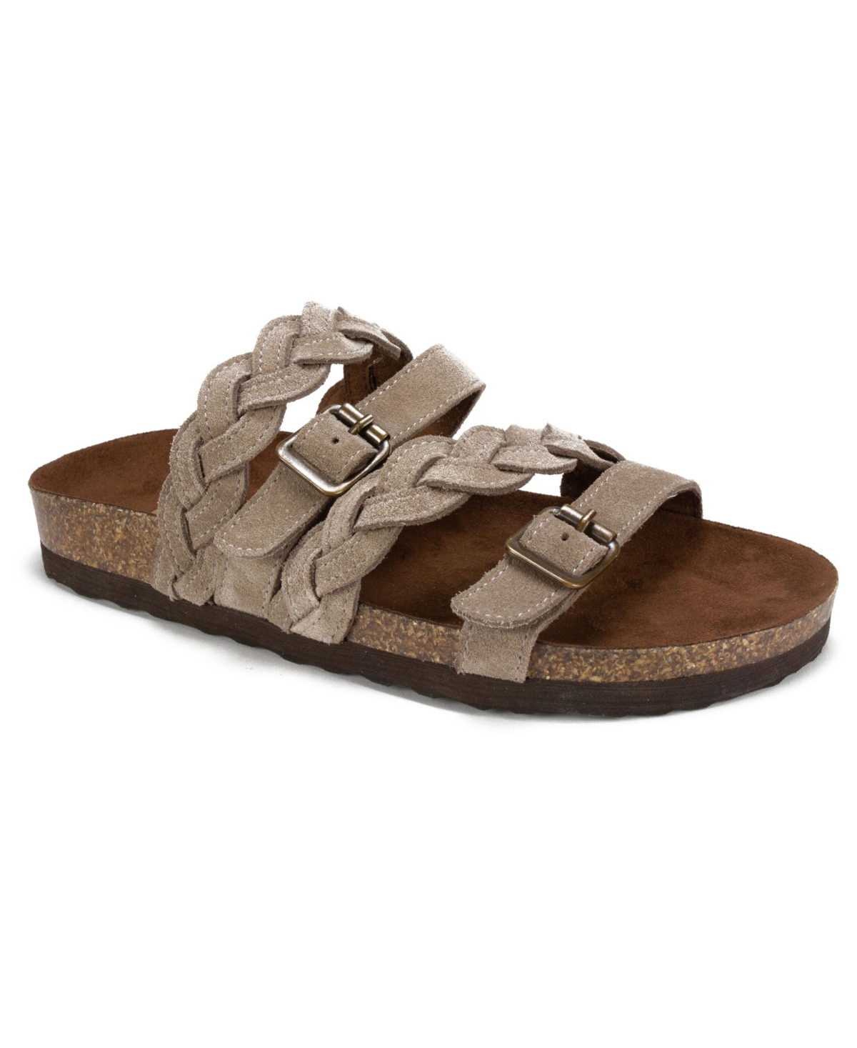 White Mountain Holland Footbed Sandal Slides Women s Shoes Smart Closet