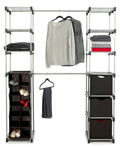Whitmor Deluxe Double Rod Closet Organizer Reviews Cleaning