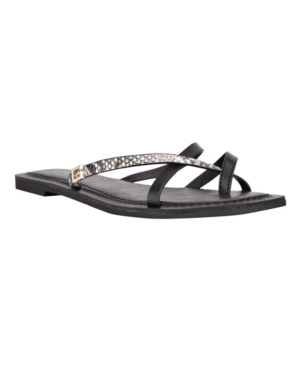 GUESS WOMEN'S CORABEL TOE RING FLAT SANDALS WOMEN'S SHOES