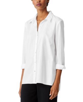 eileen fisher white tee