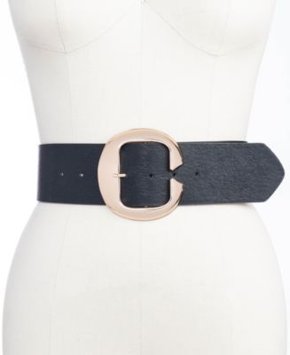 INC International Concepts C-Buckle Stretch-Panel Belt, Created for ...