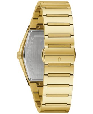 Men's Gemini Gold-Tone Stainless Steel Bracelet Watch 40mm