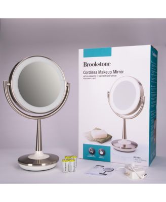 brookstone cordless makeup mirror