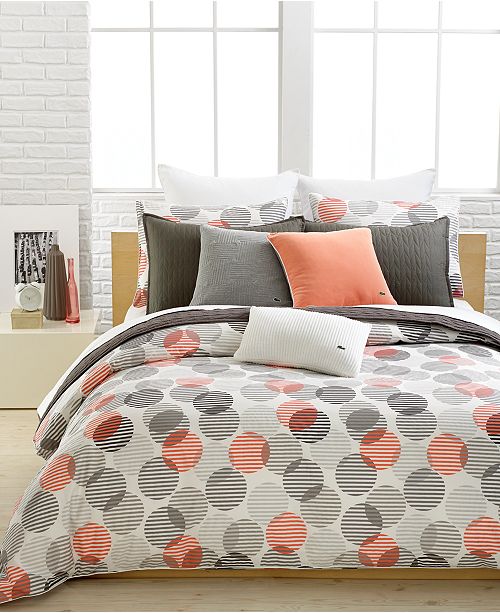 Lacoste Home Lacoste Odaiba Bedding Collection 100 Cotton