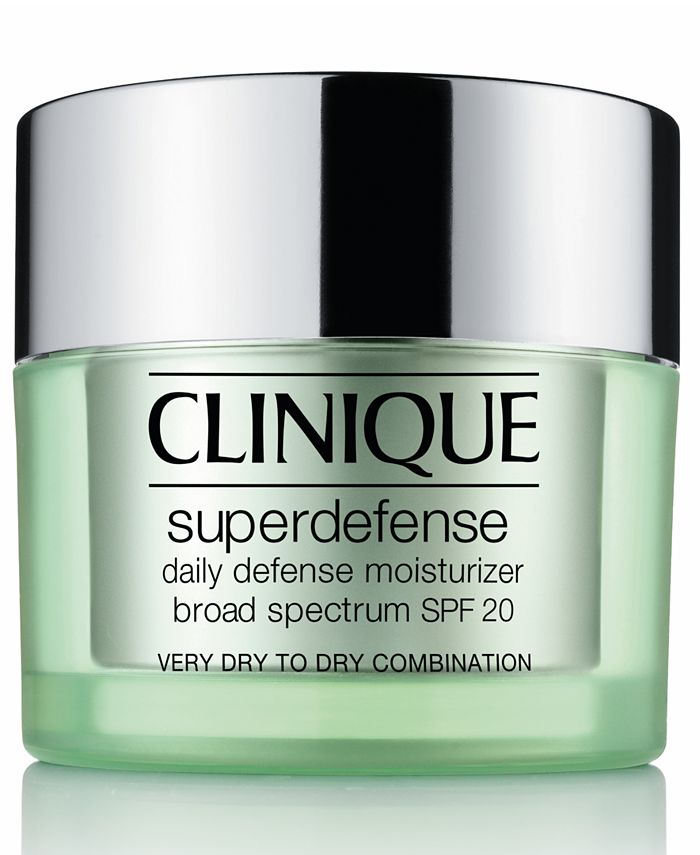 Clinique - Superdefense Daily Defense Moisturizer Broad Spectrum SPF 20 Skin Types 1/2, 1.7 oz.