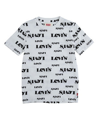 Levi's Big Boys Repeat Logo Printed T-shirt - Macy's